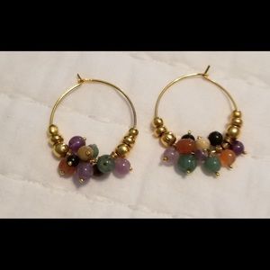 Multi colored earrings